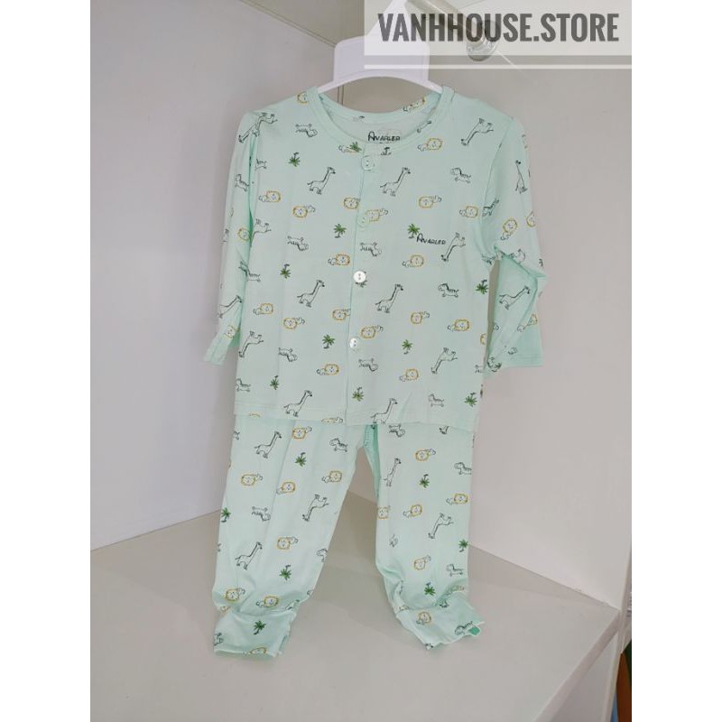 [ SALE HOT] Bộ Avaler cotton pettit sợi tre mềm mịn cổ ôm