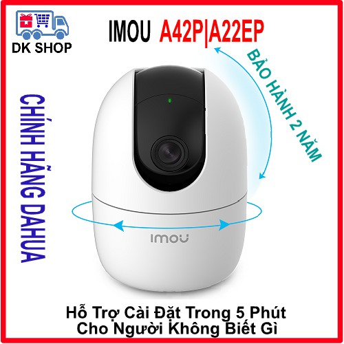 Camera Thông Minh IP Wifi (Dahua) Imou Ranger 2 IPC- A42P 4.0MP| A22EP 2.0MP - Trong Nhà - Xoay 360 Độ - Bảo Hành 2 Năm.