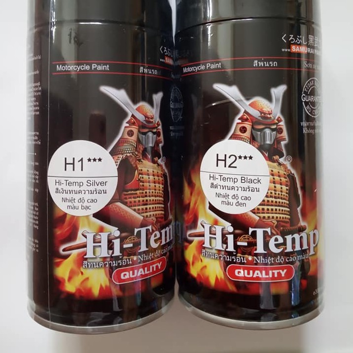 Chai sơn chịu nhiệt Samurai H2 - H1