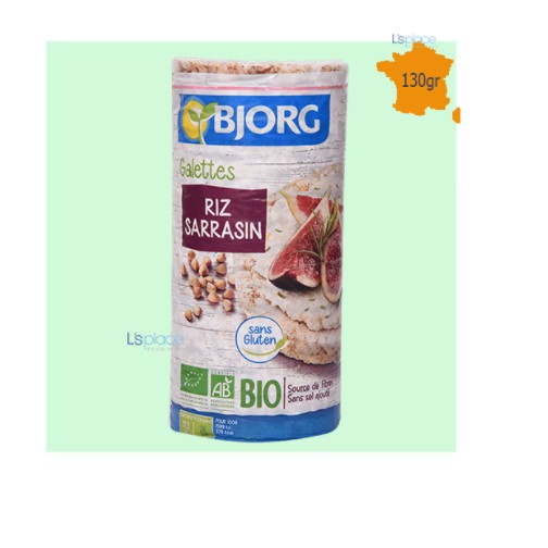 Bánh Gạo Kiều Mạch Hữu Cơ hiệu Bjorg 130g