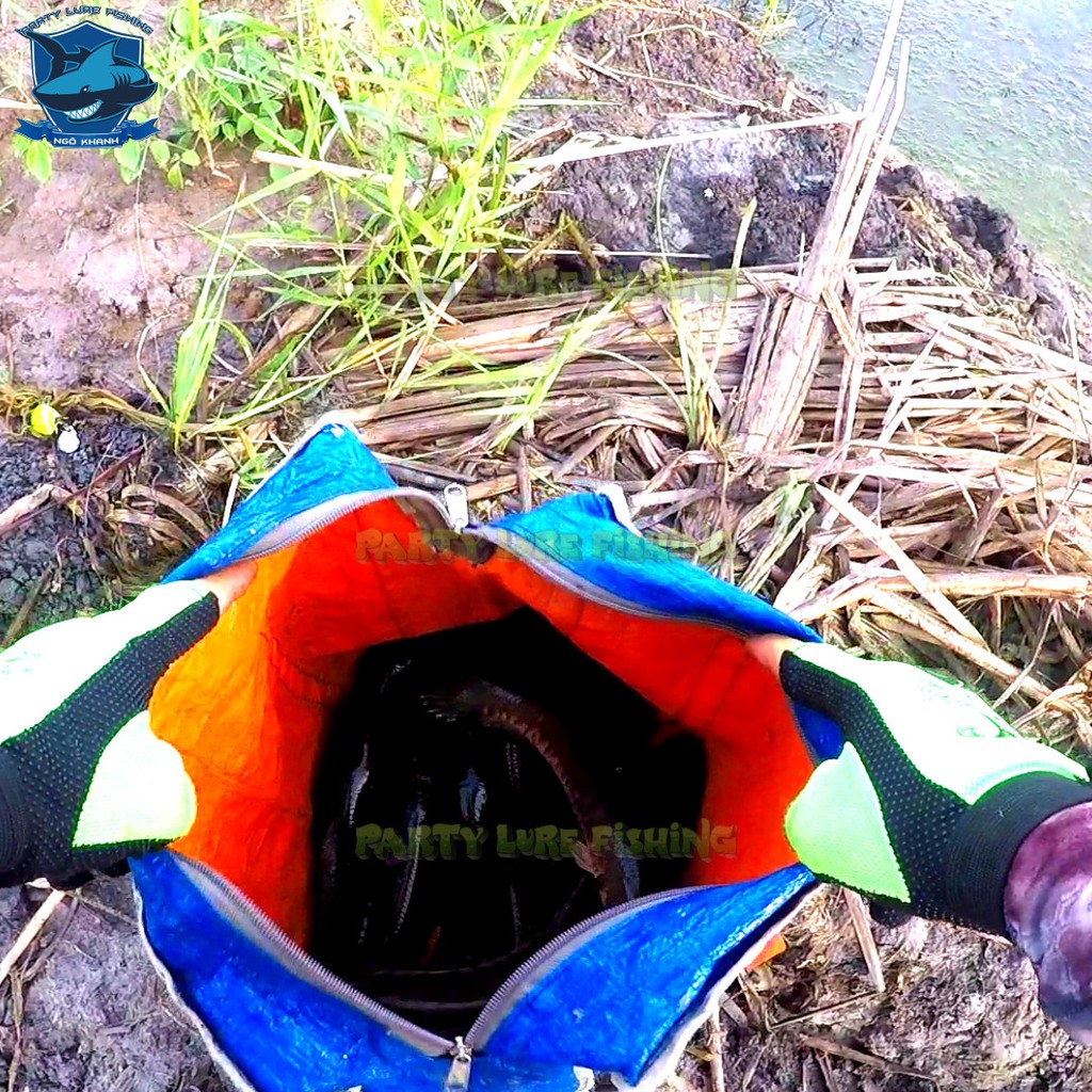 Mồi câu cá lóc nhái hơi Dưa Hấu , Mồi lure lóc Made In Thailand