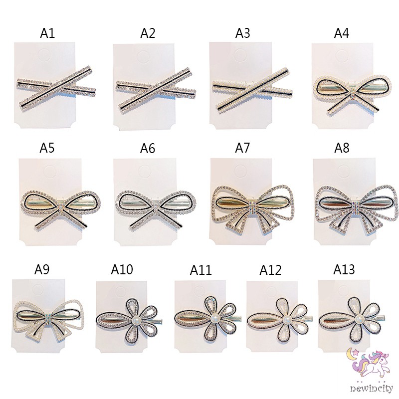 Kẹp Tóc Đính Ngọc Trai Phong Cách Hàn Quốc Cho Bé Gái