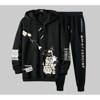 Bộ Quần Áo Nam Áo Hoodie Quần Jogger Bo Gấu Phong Cách Thể Thao Thời Trang Zenkonu TOP NAM 1000134 + QUAN NAM 1000069