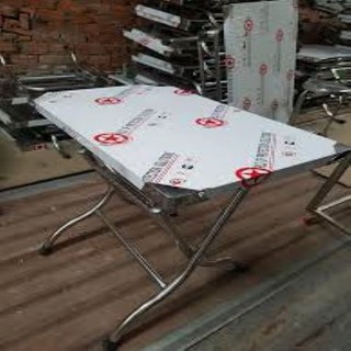 BÀN VUÔNG INOX XẾP GỌN ( ĐỦ SIZE)