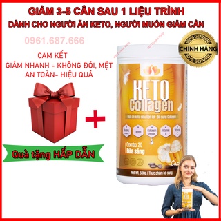 COMBO tiết kiệm 2 HỘP SỮA LẮC KETO COLLAGEN 500gr :3 Giảm 3-5 cân sau 1 liệu trình :3 Bữa ăn KETO cho người ăn KETO