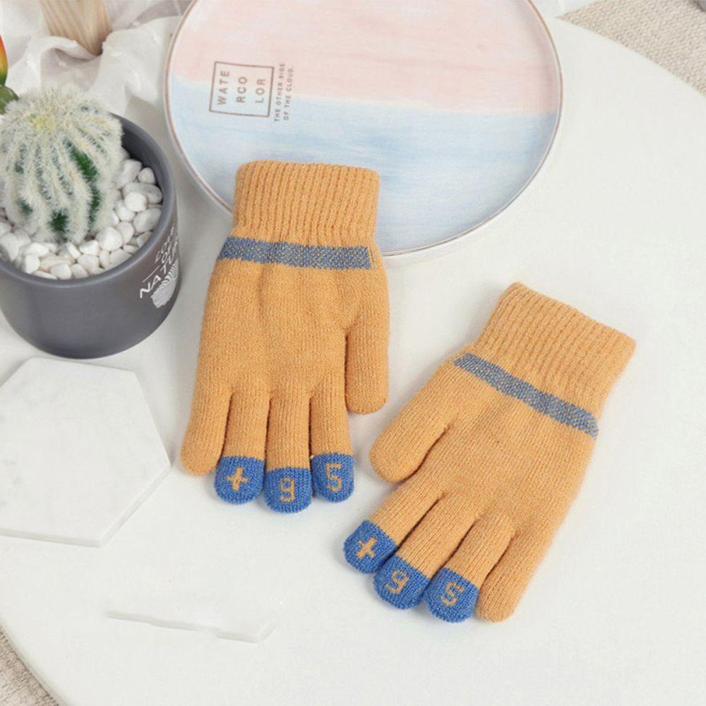 Găng Tay Giữ Ấm Chống Lạnh Nhiều Màu Cho Bé 4-8 Tuổi