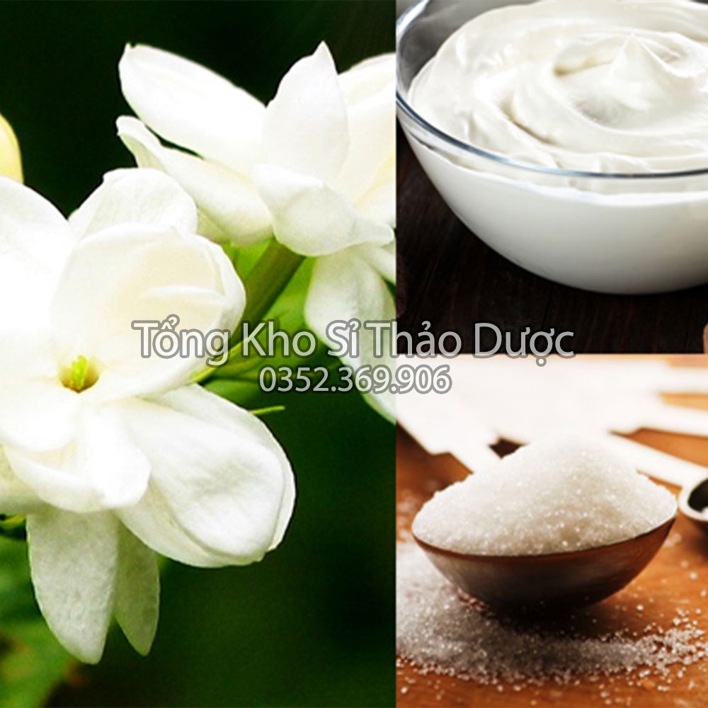 Bột hoa nhài 500g (Mask dẻo, bột đắp mặt dưỡng da thiên nhiên)