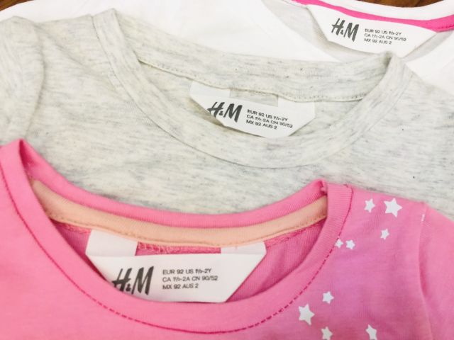 Áo thun dài tay HM cho bé gái