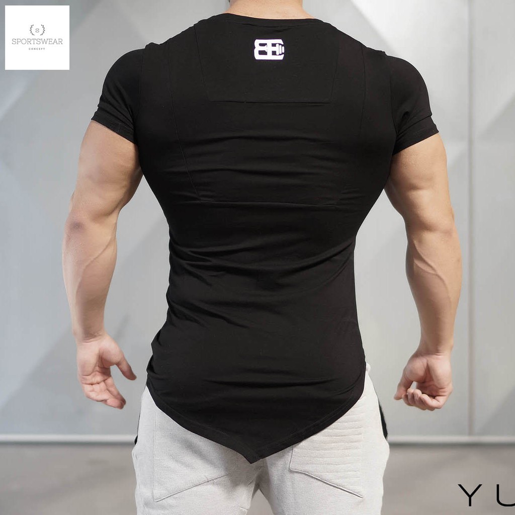 Áo tập gym thể thao tay ngắn Body Engineers Sportswear Concept khô thoáng thoải mái đàn hồi không bí hơi thời trang nam