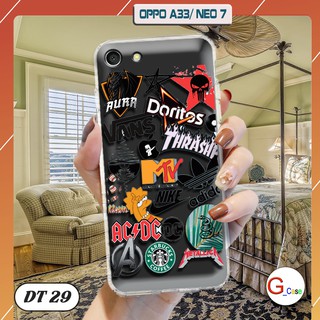 Ốp lưng Oppo A33-Oppo Neo 7 dẻo trong in hình
