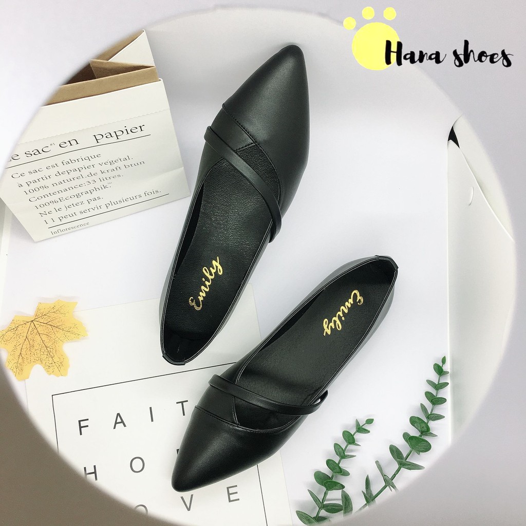 Giày bệt búp bê nữ đính nơ xinh xắn siêu bền B9 | BigBuy360 - bigbuy360.vn