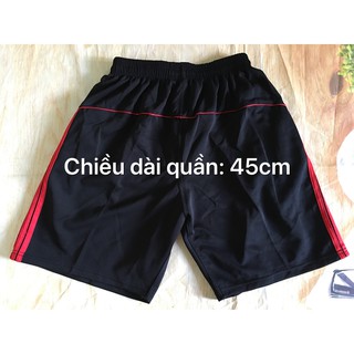(45KG-85KG)QUẦN SHORT THUN NAM SỌC VIỀN