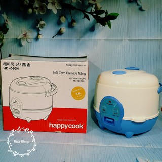 Nồi cơm điện HAPPY COOK Chính Hãng 0.6 Lít - Sản xuất tại Indonesia