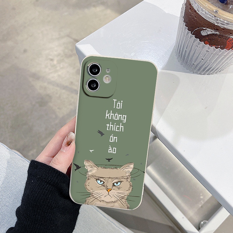 Ốp Lưng iphone nội dung nghệ thuật sống đẹp "Tôi Không Thích Ồn Ào" cho iphone 6/6plus/6s/8plus/x/max/11 12 13 pro max