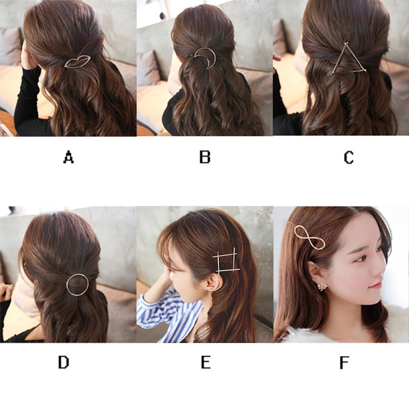 Kẹp tóc nhiều kiểu dáng thời trang dành cho nữ
