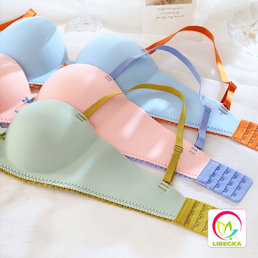 Áo lót ngực nữ Cup ngang đẹp dễ thương su đúc không gọng mút mỏng nâng ngực tạo khe Sexy gợi cảm quyến rũ LIBECKA AL61