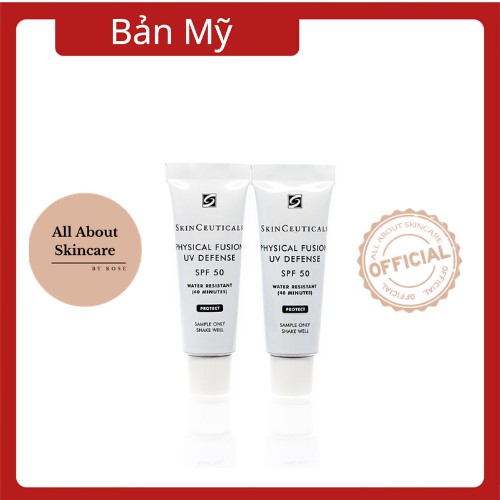 [Bản Mỹ - Kèm Bill] Kem Chống Nắng Vật Lý Skinceuticals Sample 4ml spf30