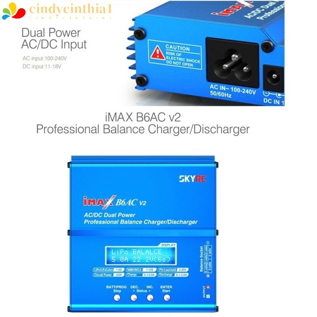 Bộ Sạc Pin Máy Bay Điều Khiển Từ Xa Cho IMAX B6AC B6 V2