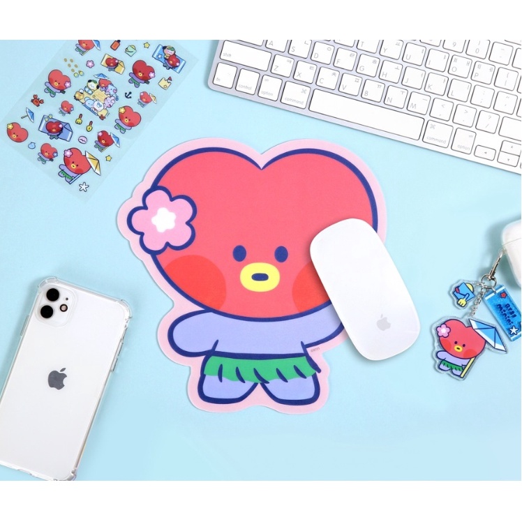 Miếng lót chuột máy tính in hình BTS BT21 thú vị