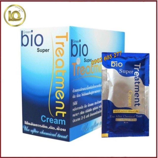 [Combo] Hộp 24 Gói Dầu Ủ Tóc Green Bio Super Treatment Cream Thái Lan