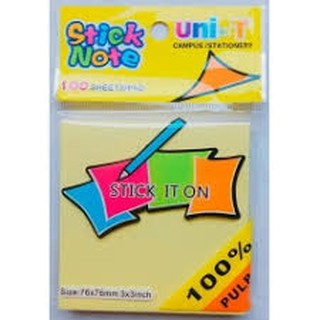 GIẤY NOTE VÀNG UNI-T 3*2 - 3*3 - 3*5