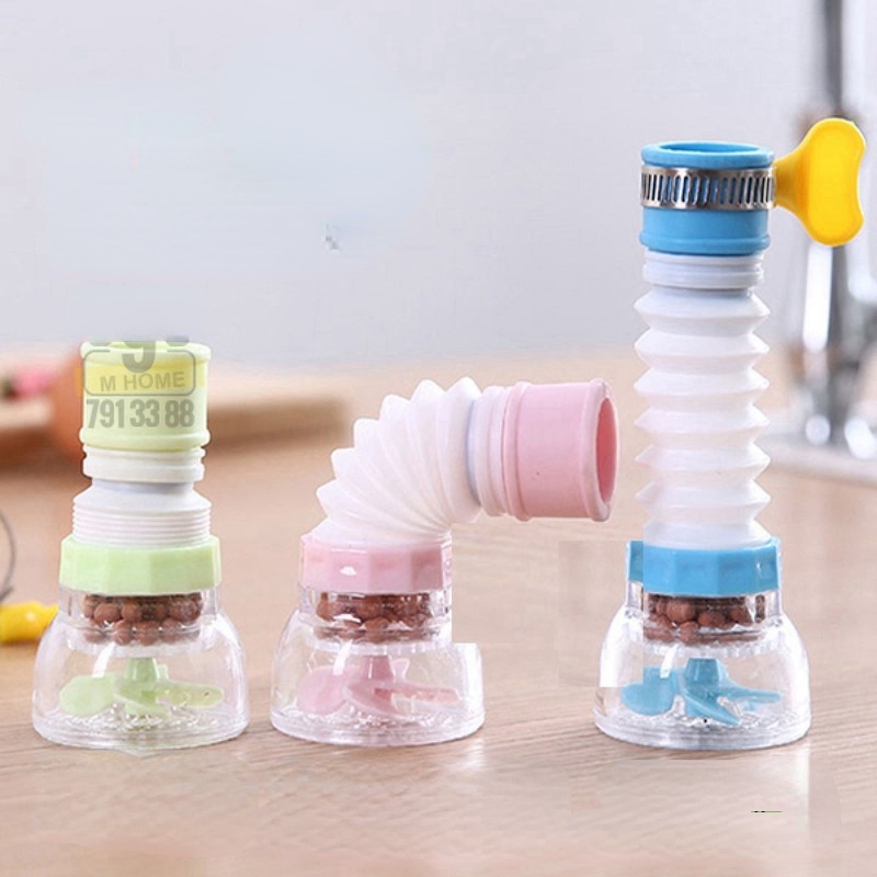 Đầu Vòi Nước Xoay 360 Độ Có Thể Kéo Dài Tiện Dụng Cho Bồn Rửa Chén