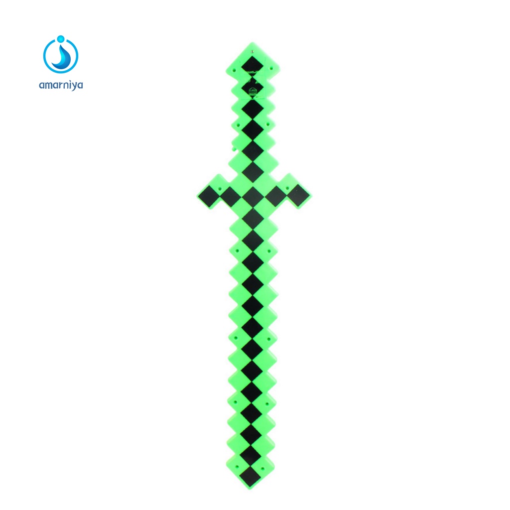 Kiếm Đồ Chơi Phát Sáng Trong Đêm Theo Chủ Đề Game Minecraft