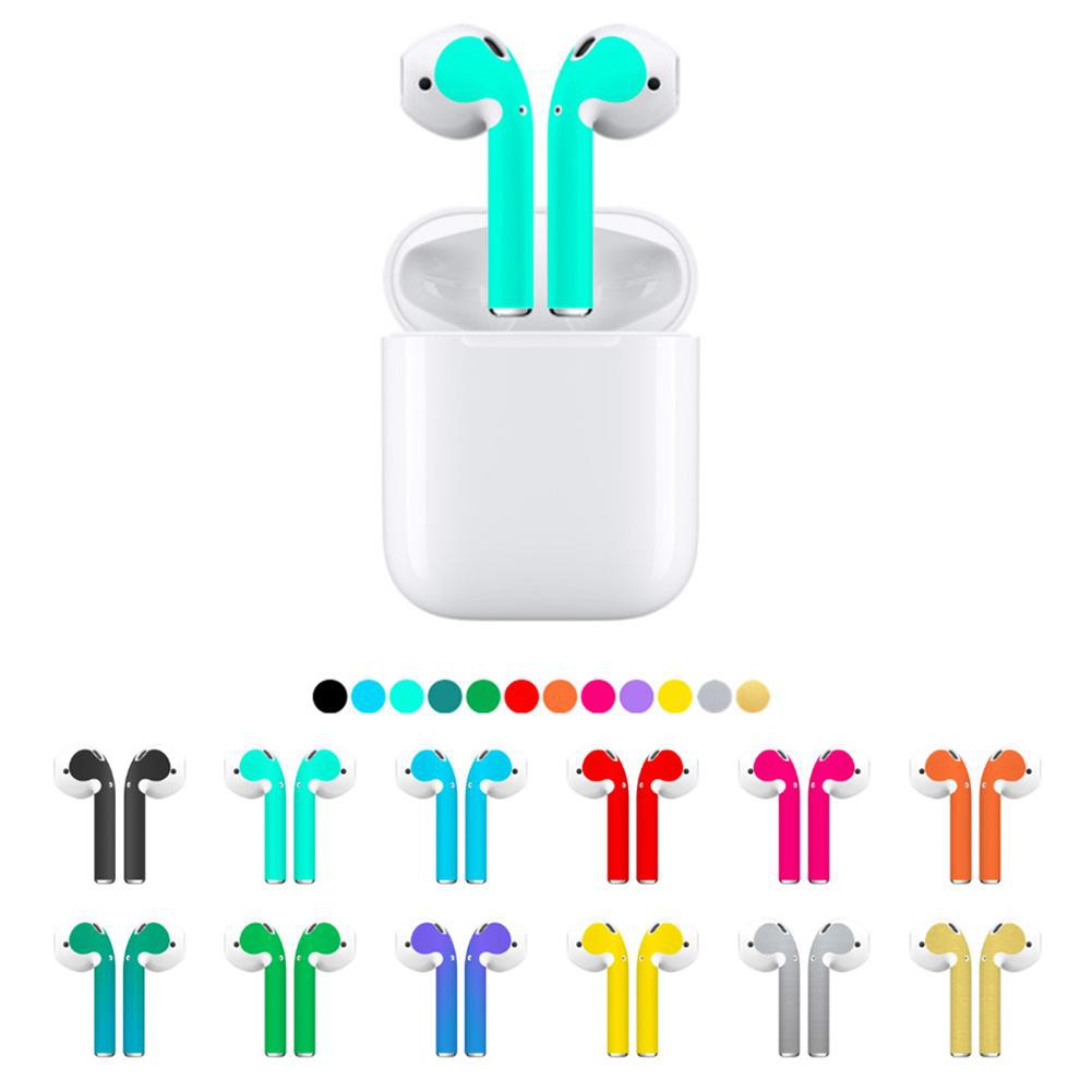 Miếng Dán Bảo Vệ Tai Nghe Bằng Pvc Có Thể Tháo Rời Dành Cho Airpods