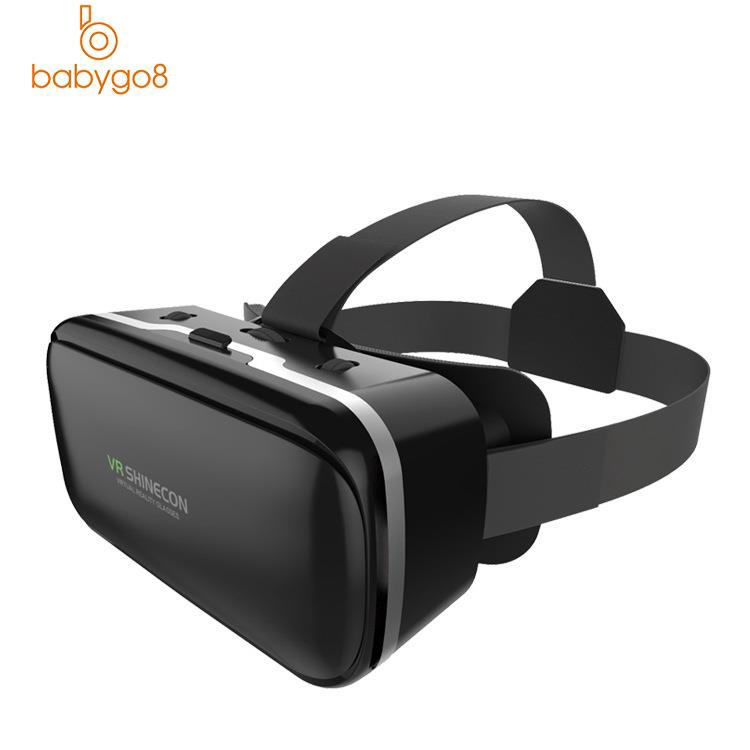 【2020 new】 VR Glasses Mobile Phone Virtual Reality G04 Wearing Game Smart 3D Digital Glasses + D03 Bluetooth Handle