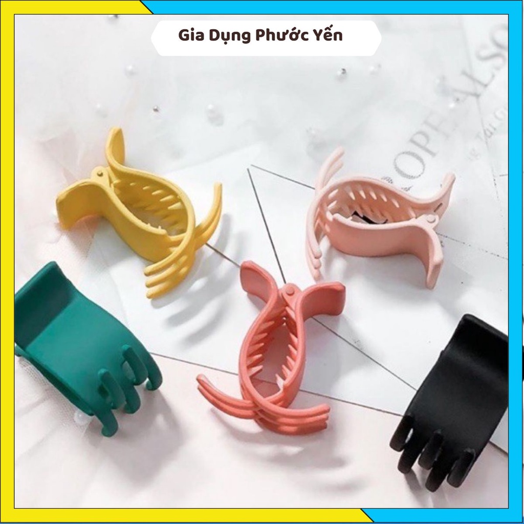 KẸP TÓC CÀNG CUA 3 RĂNG NHỰA DẺO CHỐNG GÃY