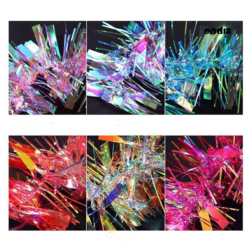 [Hàng mới về] Sợi thủy tinh trang trí móng tay tráng gương sáng bóng lấp lánh