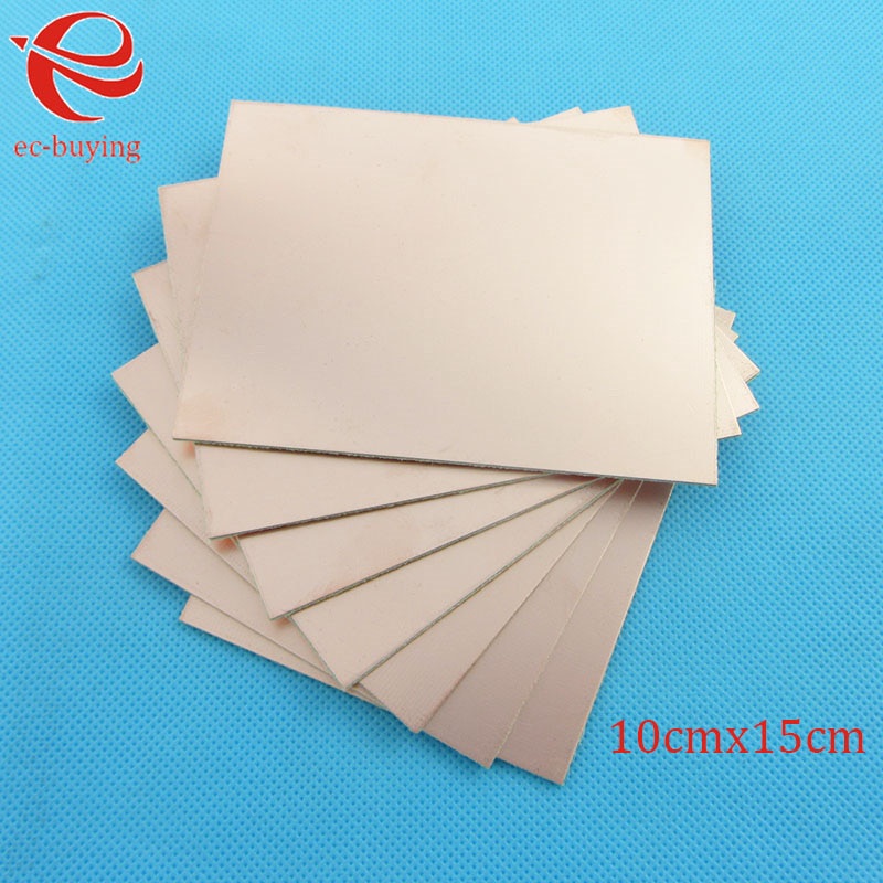 Tấm Đồng 10x15cm 1.4mm Bakelite Pcb 100x150 X 1.4mm Dùng Để Luyện Tập Làm Bảng Mạch