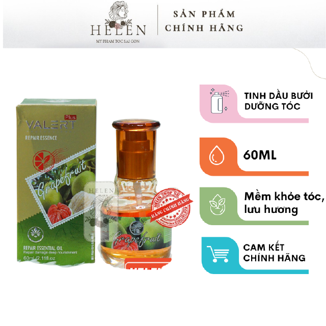 Tinh Dầu Bưởi Nguyên Chất - Kích Thích Mọc Tóc Grapefruit Cao Cấp 60ML | Hàng Chính Hãng