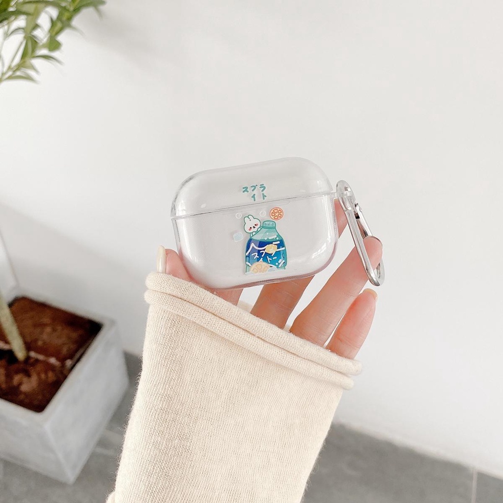 Cute Drink Airpods Case Soft TPU case Wireless earphone cover Cover for Airpods 1/2/3 pro