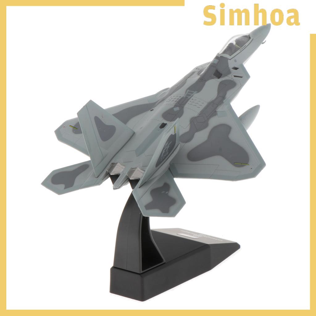 Mô Hình Máy Bay Chiến Đấu 1 / 100 Usa F-22 Chân Thật