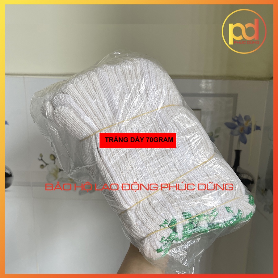 10 cặp găng tay bảo hộ làm vườn, chất liệu vải sợi polyester dệt bền bỉ đủ màu sắc tiết kiệm giá rẻ