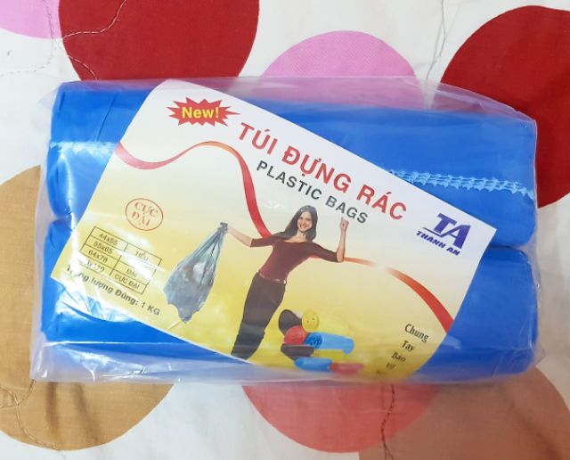 [Ảnh Thật] Túi Đựng Rác Cuộn 3 Màu 1kg Đại/Cực Đại