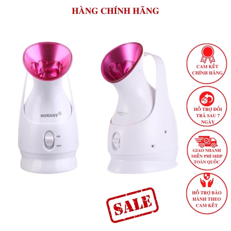 Máy Xông Mặt Sokany ⚡𝑭𝑹𝑬𝑬 𝑺𝑯𝑰𝑷⚡Cầm Tay Mini Cao Cấp Xông Hơi Nóng Toả Đều Công Suất 280W