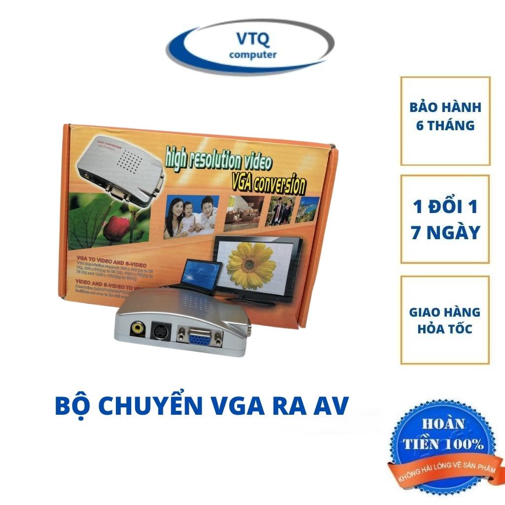 Bộ chuyển đổi VGA sang AV chính hãng tặng kèm nguồn. Bảo hành 6 tháng.shopphukienvtq