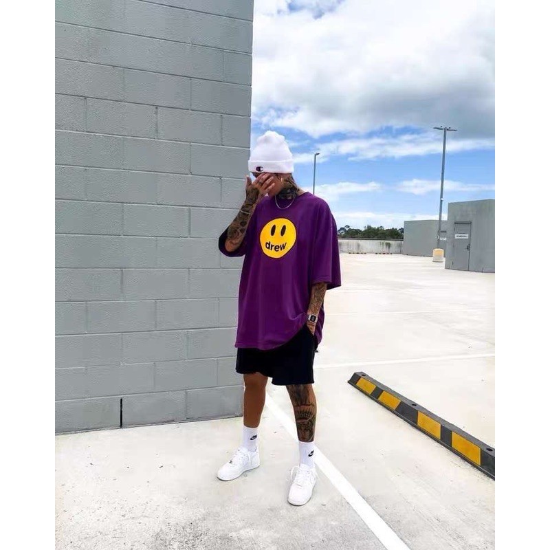 [PHIÊN BẢN MỚI] Áo thun Drew House Justin Bieber tee 1:1 bản cao cấp, Áo Drew mặt cười Matlux chất liệu cotton oversize | BigBuy360 - bigbuy360.vn