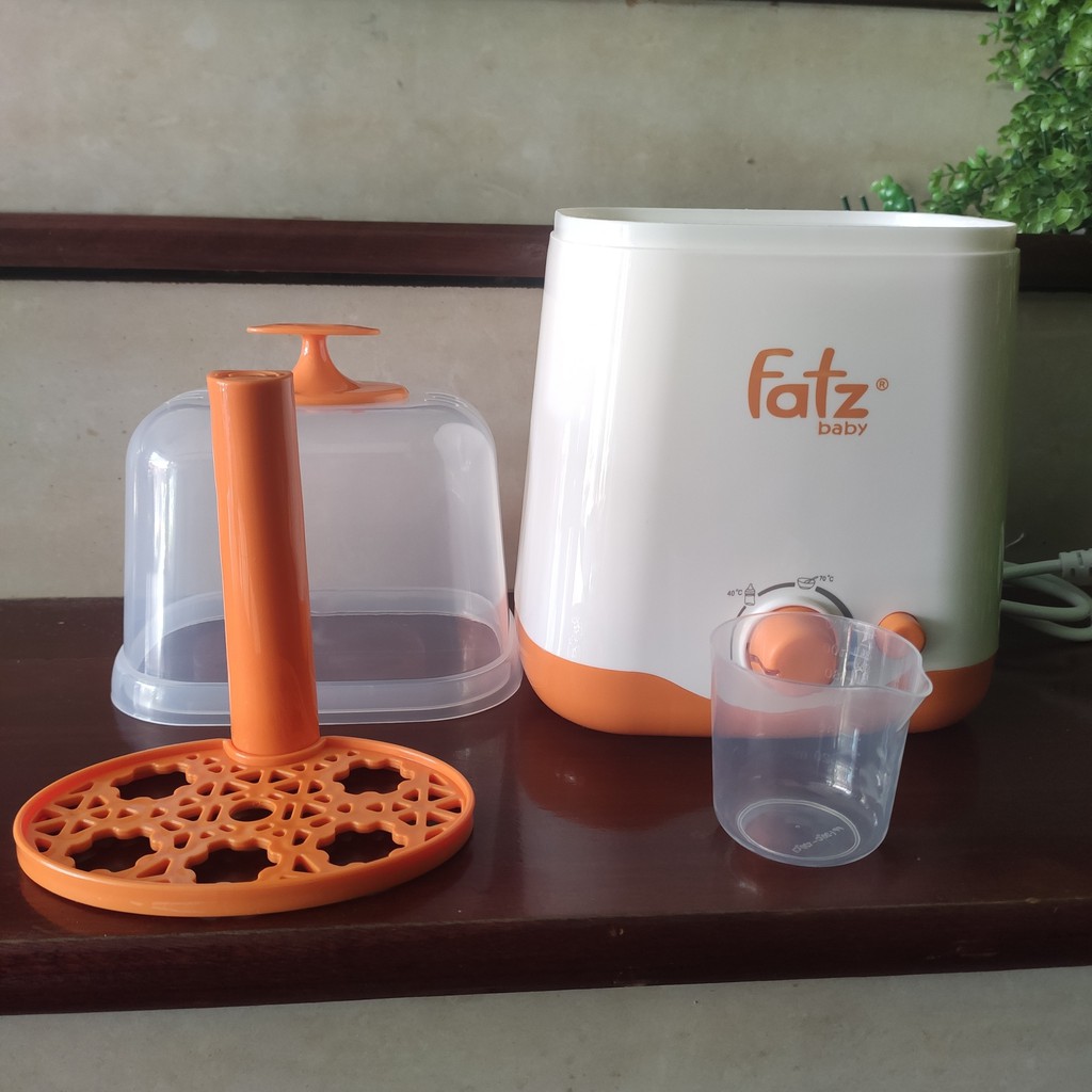 Máy Hâm, Tiệt Trùng Bình Sữa 2 Bình Cổ Rộng Fatz Baby FB3012SL