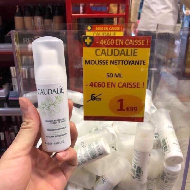 Sữa rửa mặt Caudalie dạng bọt 50ml