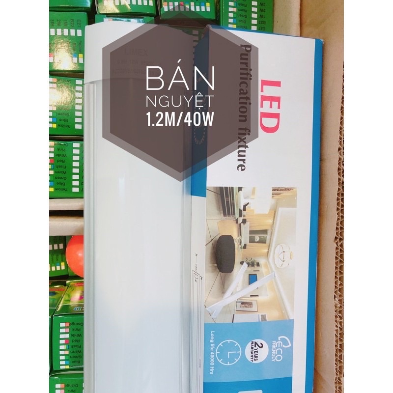 ĐÈN LED TUÝP BÁN NGUYỆT 1.2m - 65K -40W
