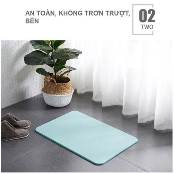 Thảm đá lau chân Nhật Bản thấm hút tốt chống trơn trượt