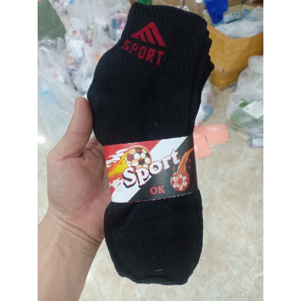 Bán sỉ 20 Đôi Tất nam cổ cao Sport thoáng khí êm chân - vớ nam, tat nam, tất thể thao nam Sport