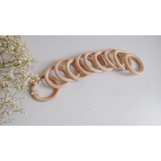 Khoen gỗ tròn macrame