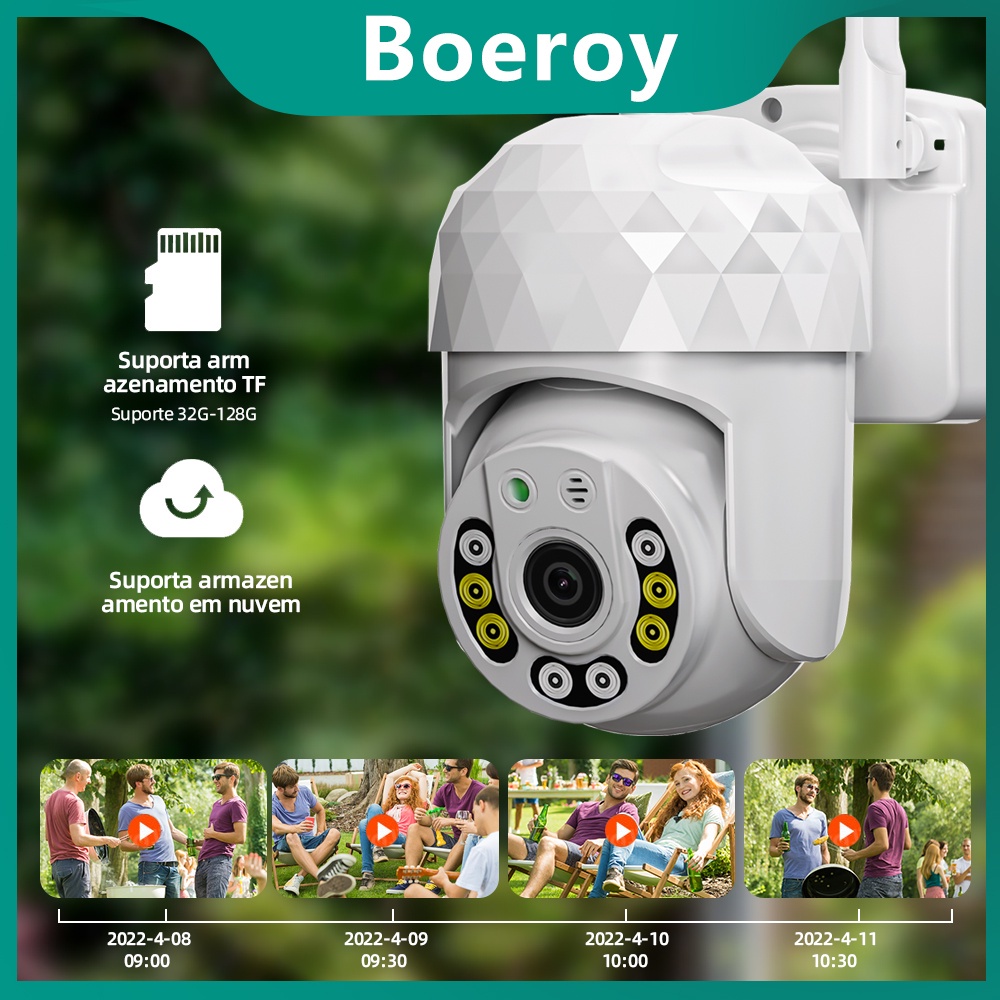 5G Camera An Ninh IP Wifi Camera Wi-Fi PTZ IP66 Tự Động Theo Dõi Camera Quan Sát Hồng Ngoại Full Tầm Nhìn Ban Đêm An Ninh máy Ảnh ]