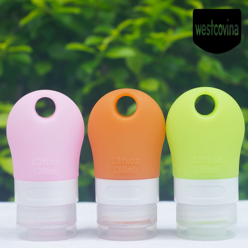 [Hot]☀ Tuýp Silicone Rỗng Đựng Dầu Gội 38 / 60 / 90ml Tiện Dụng Khi Đi Du Lịch