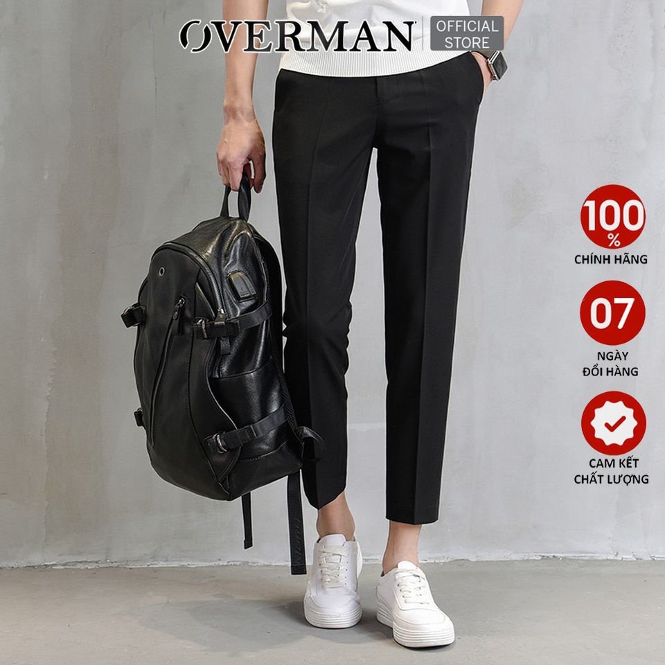 Quần âu nam dáng suông công sở chất tuyết mưa phong cách Hàn Quốc AU01 - OVERMAN