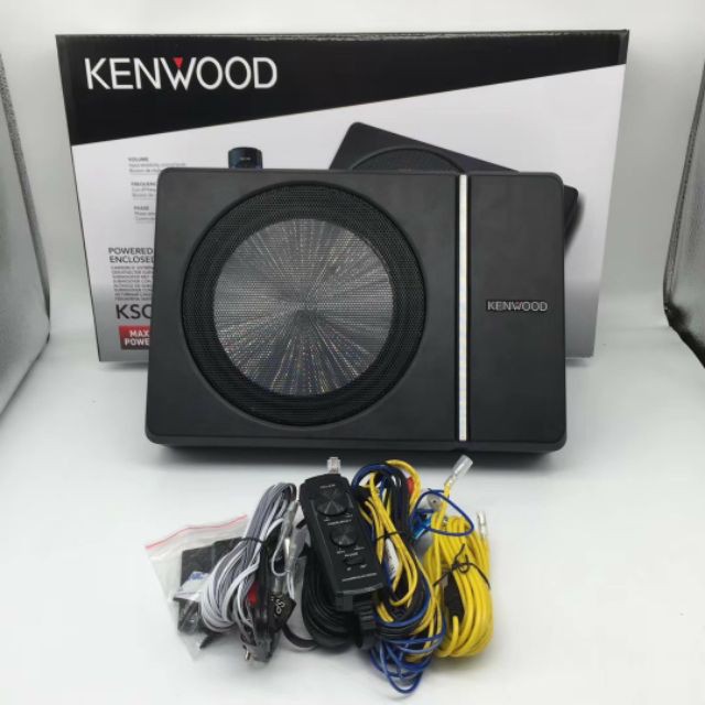 ✅HCM_Loa Sub Gầm Ghế, Loa Bass ô tô KENWOOD KSC-PSW8 bảo hành 12 tháng